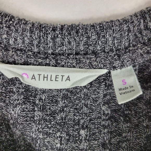 Athleta Rendezvous Ribbed Knit Sleevess Crewneck Midi Sheath Dress - Picture 8 of 11